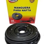 Manguera Nafta 20 Mts. Siliconada Negra