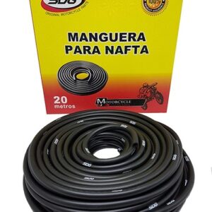 Manguera Nafta 20 Mts. Siliconada Negra